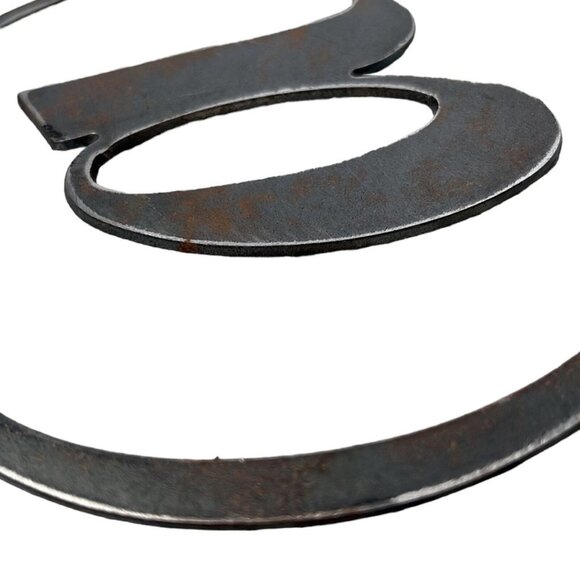 Flat cut stainless steel @ symbol 6” - Picture 4 of 6